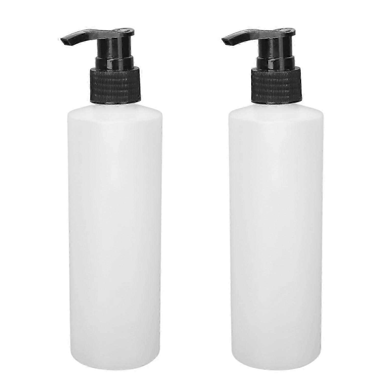 Refillable Reusable 250ml Massage Oil Pump Dispenser (2pcs)