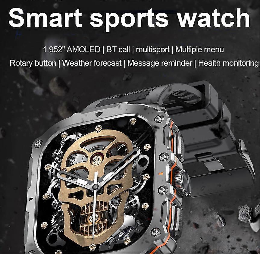 Smartwatch with Sports, Outdoor Use, Bluetooth Calling, Heart Rate, Blood Oxygen, Sleep Monitoring(Black)