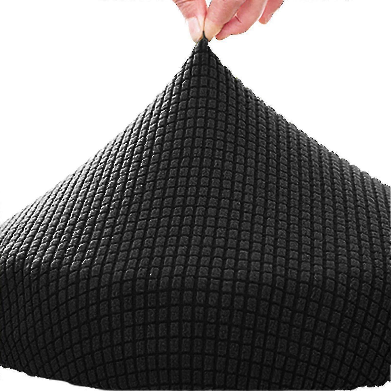 Chair Slipcover Elastic Stretchable Polyester Round Washable Stool Cushion For Home-In Stock