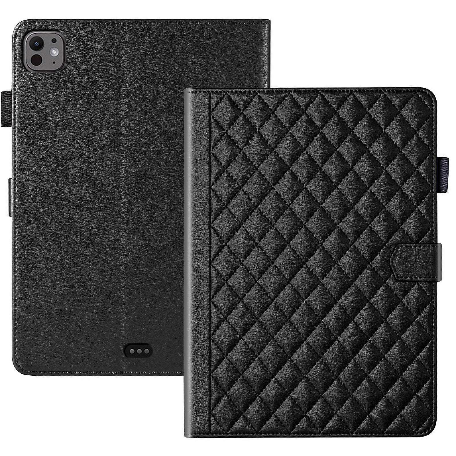 Rhombus Lattice Leather Smart Tablet Case