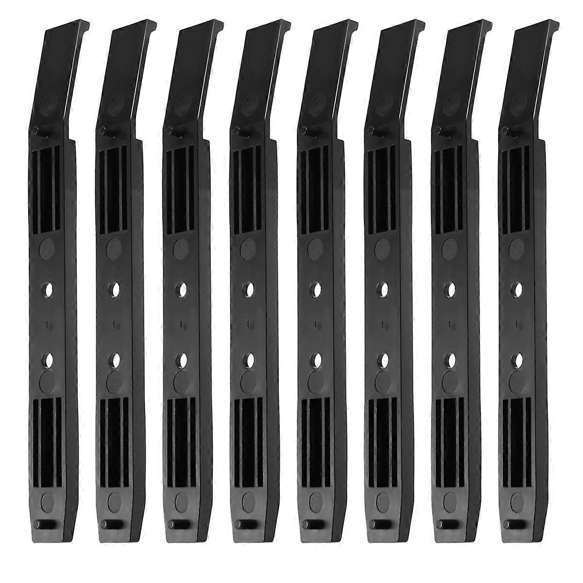 4 Pairs Hard Drive Rails Chassis Cage Accessories Plastic Rails