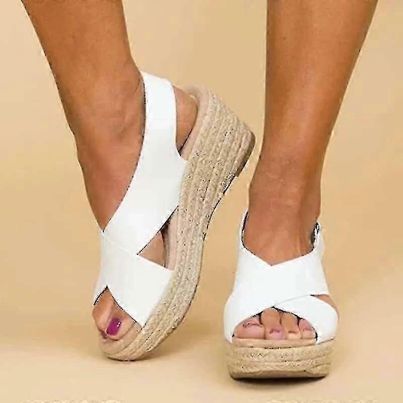 Women"s Platform Sandals Wedge Ankle Strap Open Toe Sandals