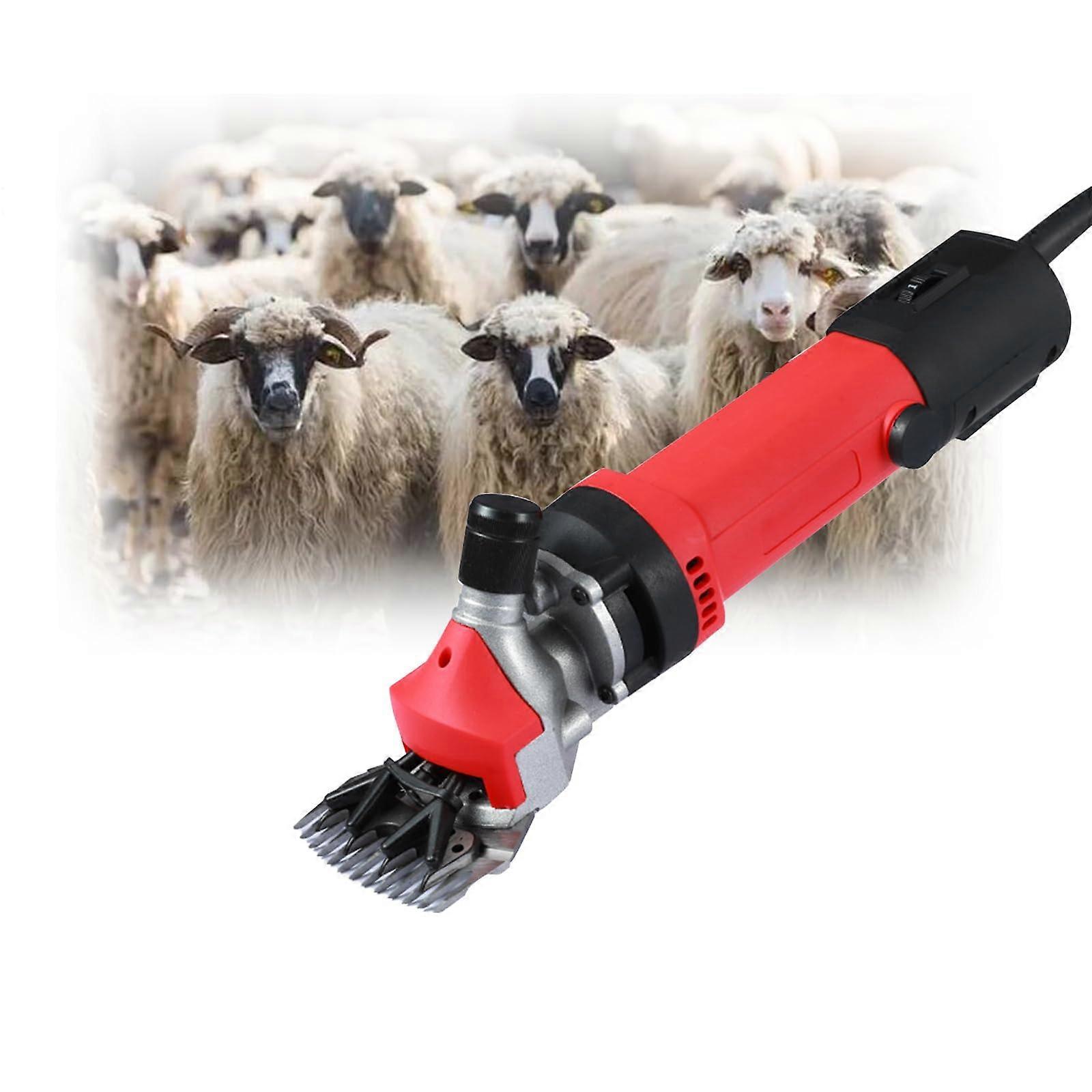 900W Electric Sheep Clippers for Grooming Sheep, Alpacas, and Goats, 13 Teeth Straight Blades, Heavy-Duty Shears Kit