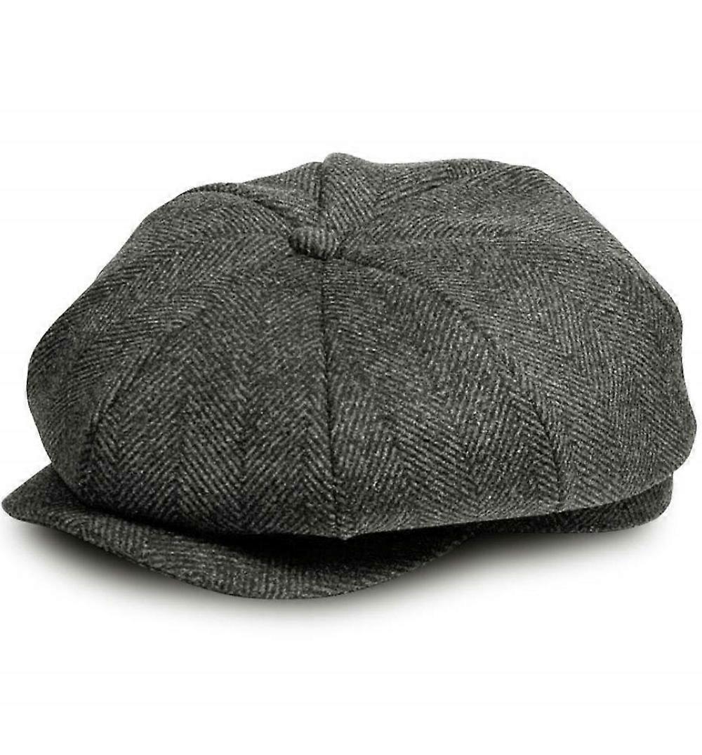 Men's peaked cap, 8-panel flat cap, flat cap