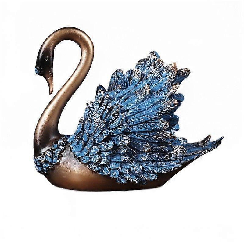 Swan home room wine rack decorative ornaments red wine rack simulated animal resin crafts