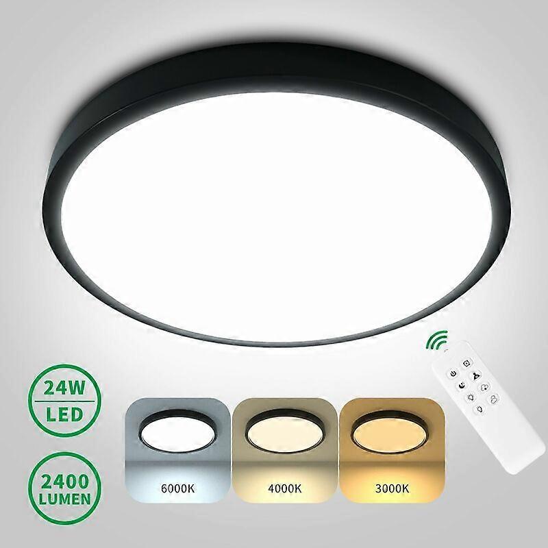 Anten 24W Round LED Ceiling Light Dimmable LED with Remote Control 3000-6500K
