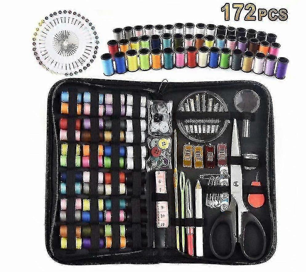 Sewing Kit, Sewing Box, Sewing Kit, Rectangular Sewing Kit, Set Of 172