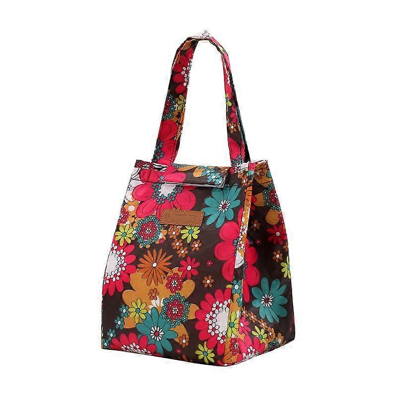 Insulated Picnic Bag Lunch Box with Aluminum Foil Lining, Thickened Outdoor Backpack, Large Size for Food Storage