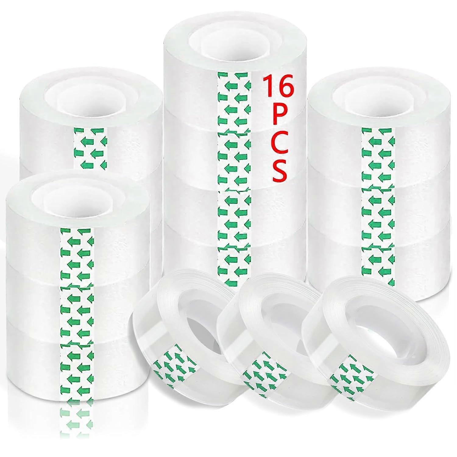 2025 أحدث طراز من عبوات الشريط الشفاف ، شريط شفاف مقاس 3/4 بوصة × 1000 بوصة ، 1