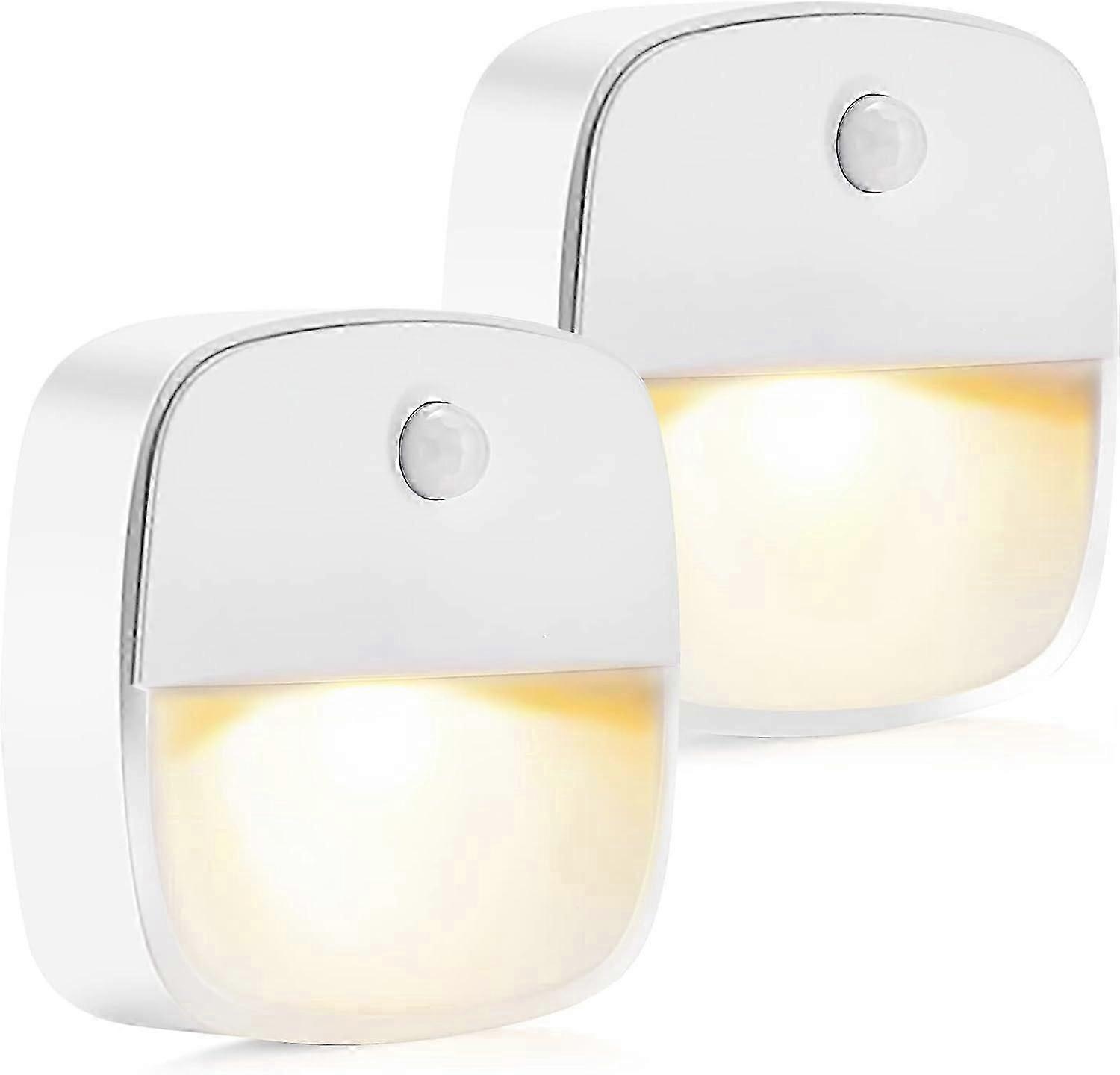 "Children's Night Light [2 pieces] Electric Socket Night Light with Twilight Sensor, Constant & Automatic Lighting Mode-Warm White"