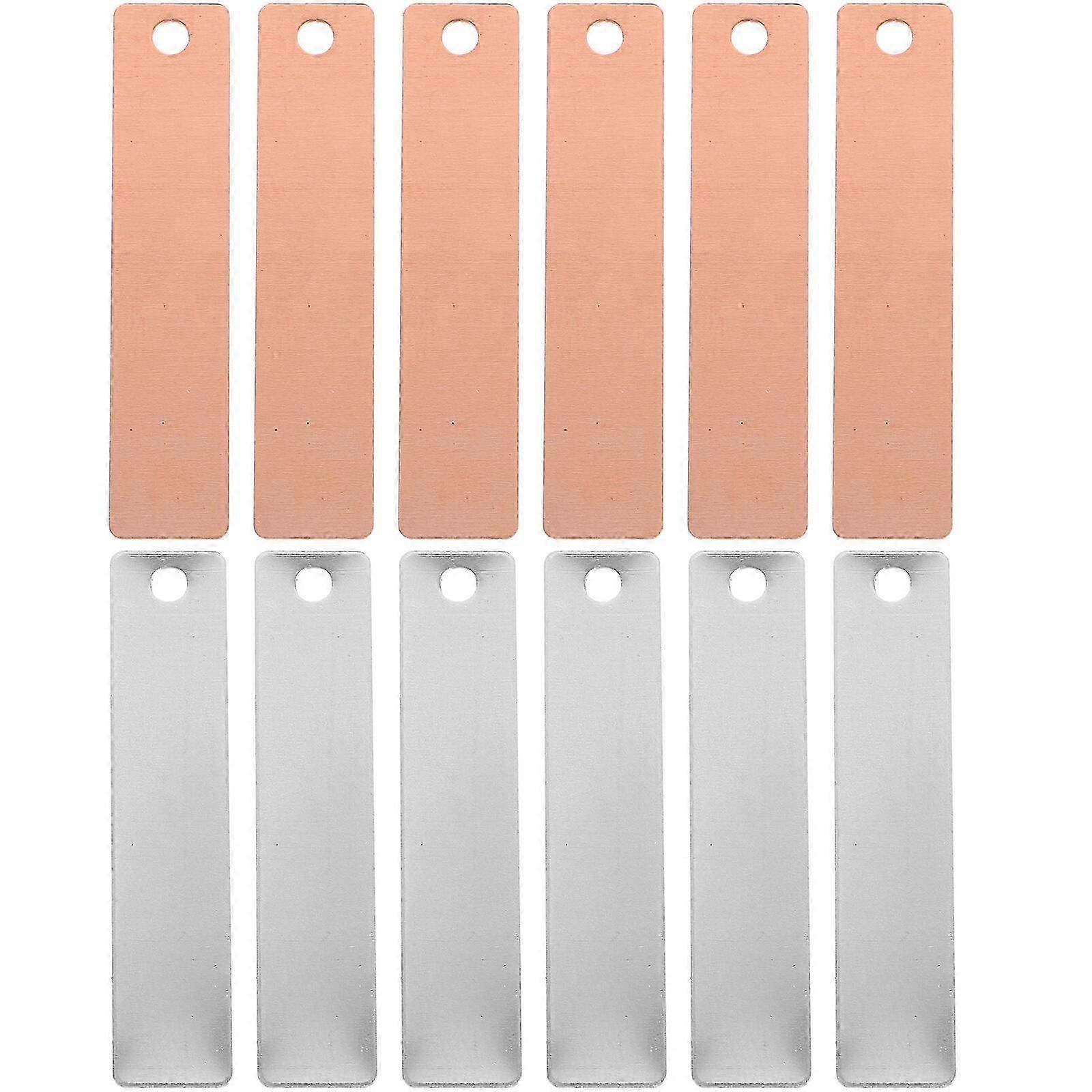 1 Set Zinc Copper Anode Sheet Metal Electrode Sheet for Fruit Battery Science Experiment