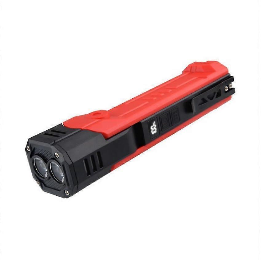 Hand-held Dual Light Source Flashlight Portable Lighting Tool Compact Size Flashlight Supplies