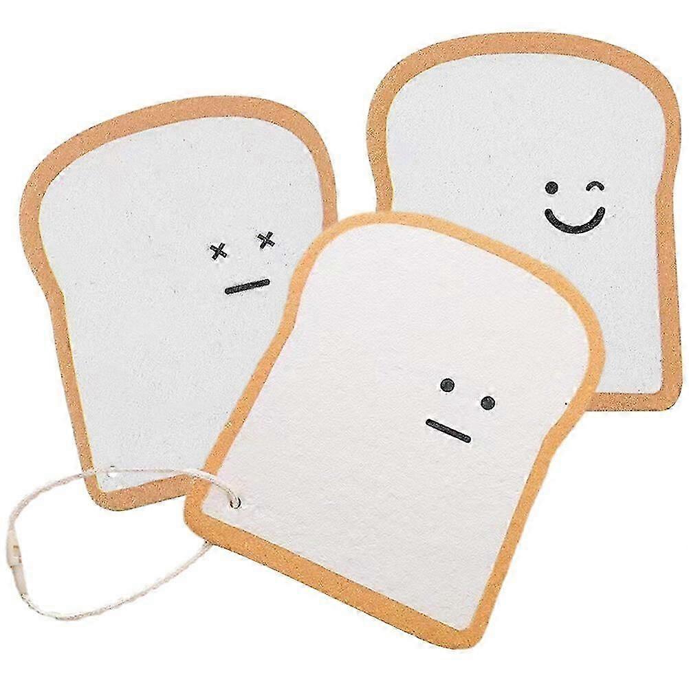 3Pcs Household Scrub Sponges Multi-function Cleaning Sponges Convenient Dish Sponges