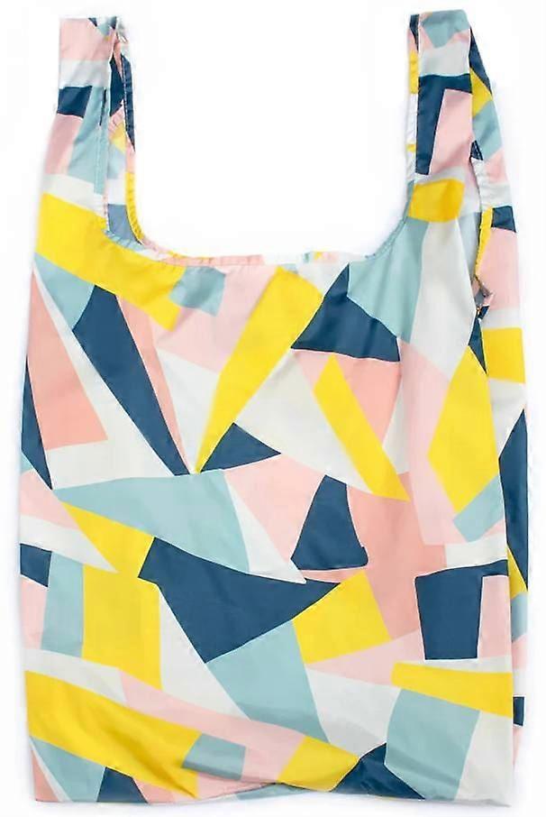 Kind Bag London XL Reusable Bag - Mosaic Blue/Pink/Yellow