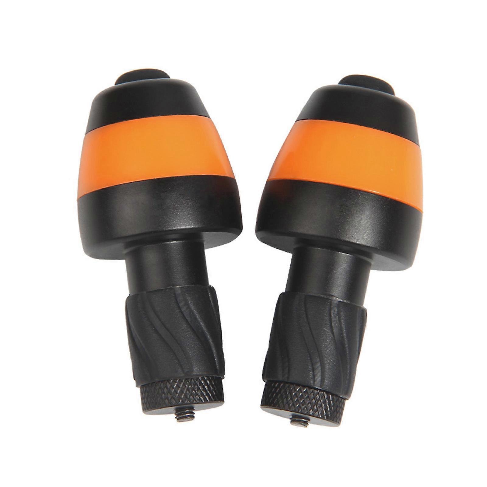 Bicycle Handlebar Grips Lights Turn Signal Indicator Bar End Safety Warning Lamp Handlebar Turn Signal Light Indicator