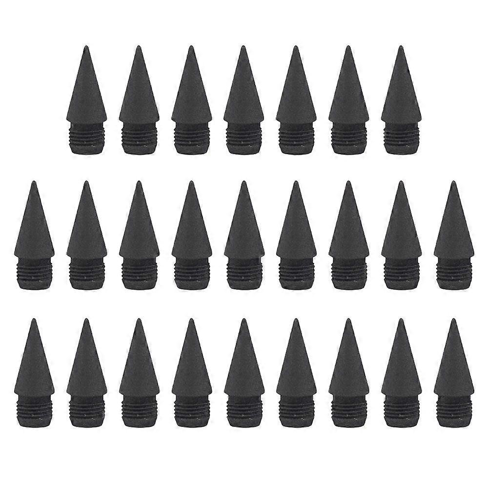 25Pcs Inkless Writing Pencil Nibs Smooth Writing Pencil Refills Forever Pencil Replacement Tips