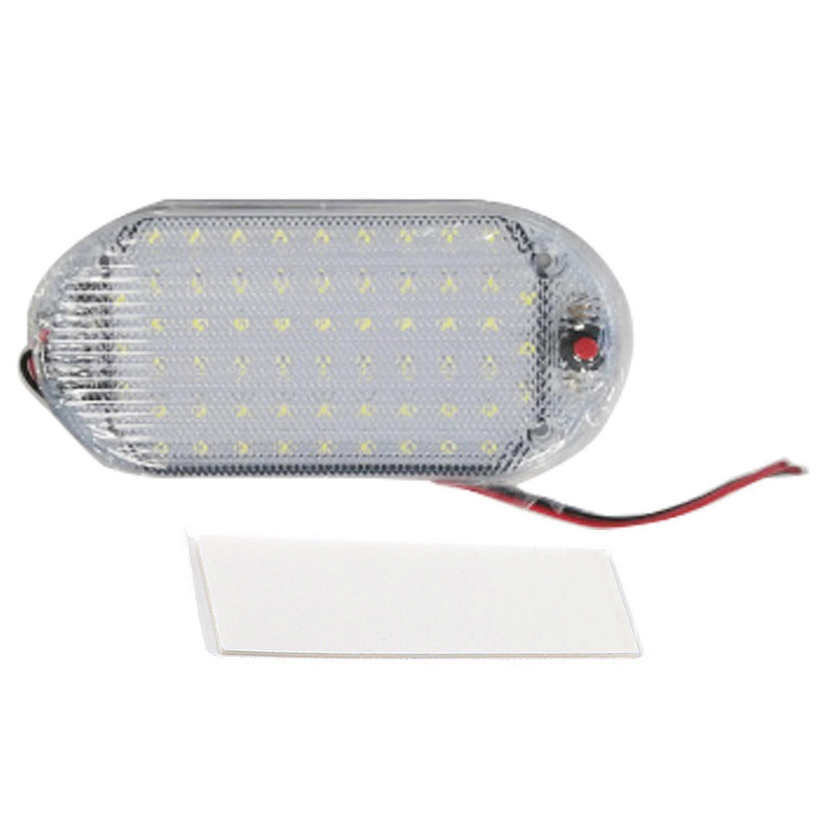12V RV LED Panel Light, Length: 6'', 12-85Volt Interior Ceiling Dome Light with On/Off Switch,for RV Motorhomes