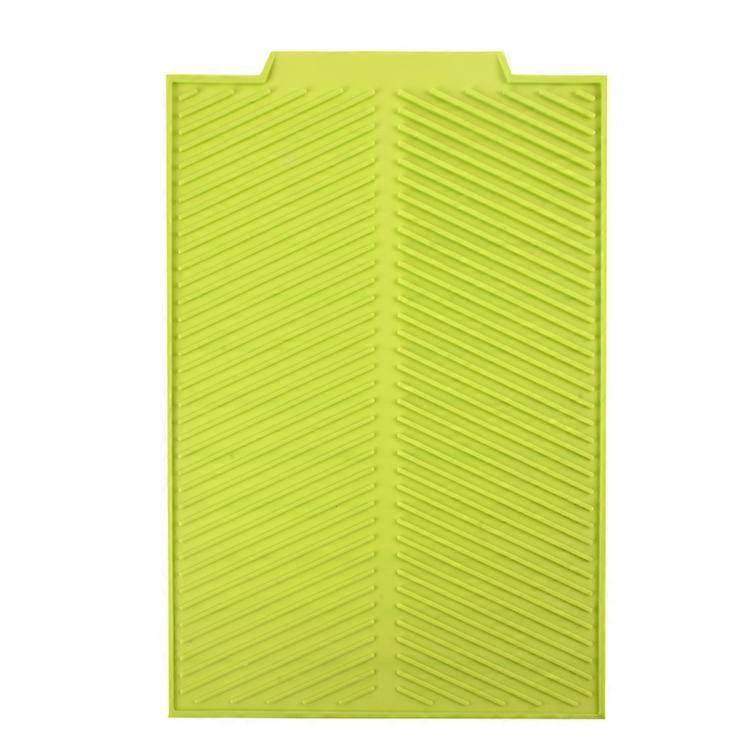Dish Draining Mat Silicone Kitchen Counter Draining Mat Dishwasher Safe Multipurpose