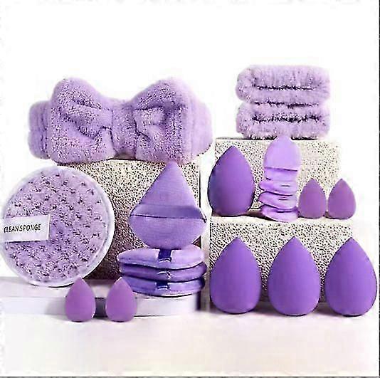 Powder Puff Set, Clean Sponge, For Liquid, Foundation and Concealer, Soft Sponge, Easy to Clean, Beauty Tools Large Combo Set, Wash Face Makeup Puff C