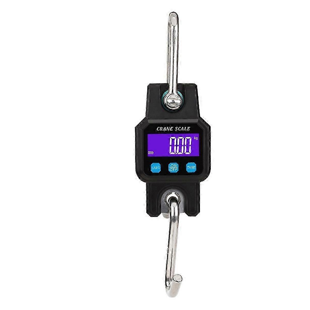 C06 Electronic Crane Scale Hand-Held Hook Scale 300kg/50g Portable Rechargeable Hanging Scale Orang