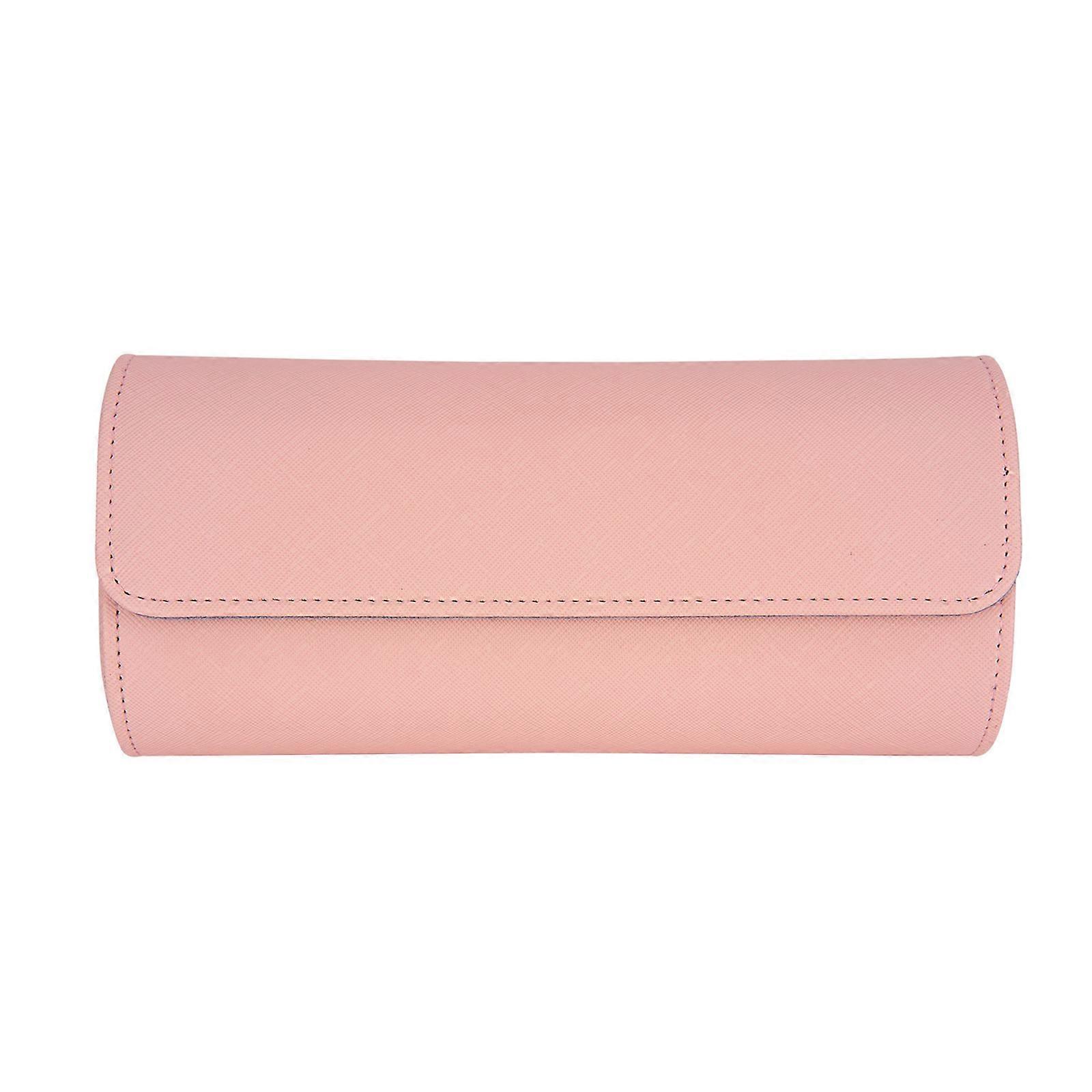 Stylish Watch Storage Box Travel Watch Case Watch Container Box Portable Watch Box PU Material Suitable for 3 Watches