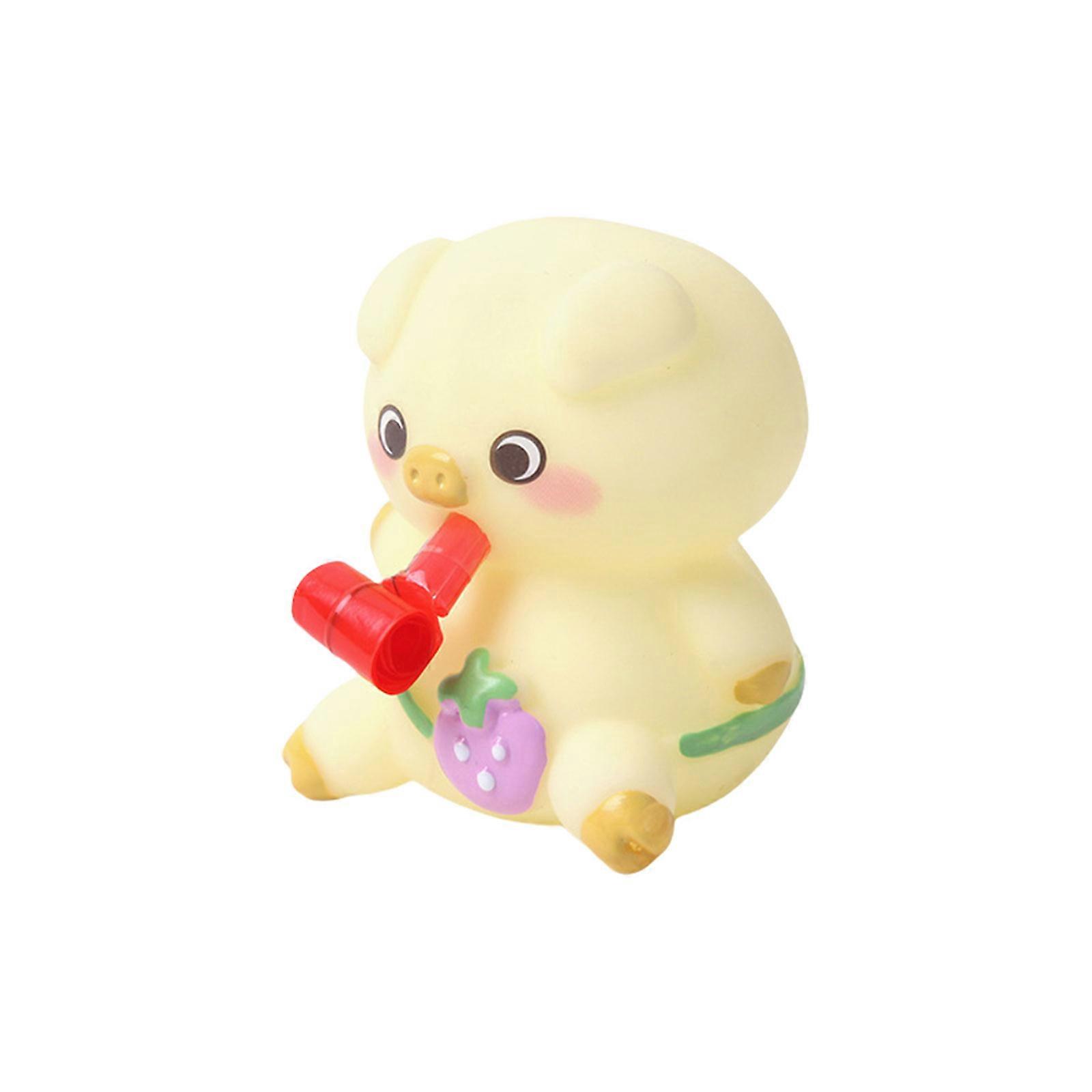 Creative Squeeze Toy Stress Toy Simulation Cartoon Globefish Chicken Shape Squeeze Maltose Photo Props for Student