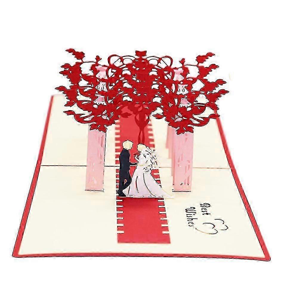 1pc Creative Weddding Greeting Cards