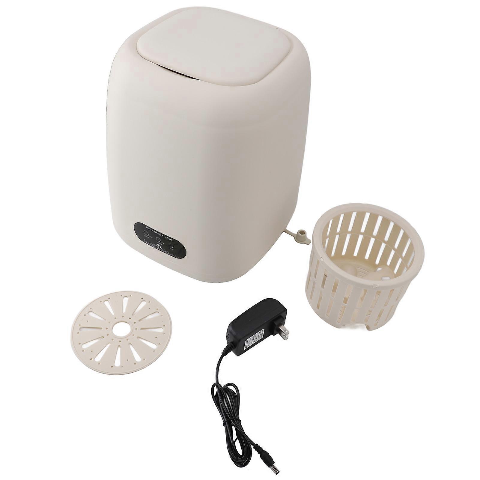 9L Multifunctional Portable Washing Machine, Small Laundry Washer and Spin Dryer for Apartment, RV, Baby, Pet, US Plug 100-240V