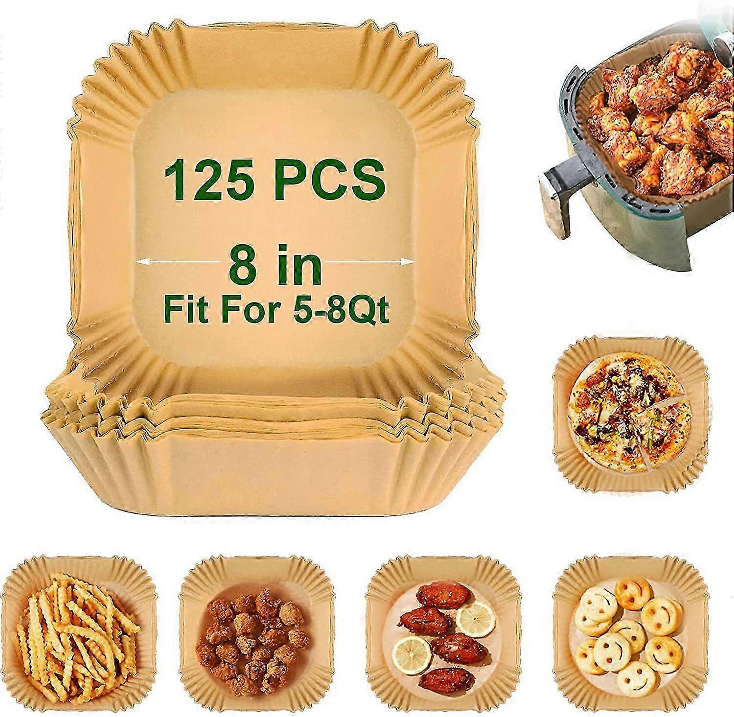 スクエアエアフライヤーペーパーシリコンオイルトレイ使い捨てベーキングシート