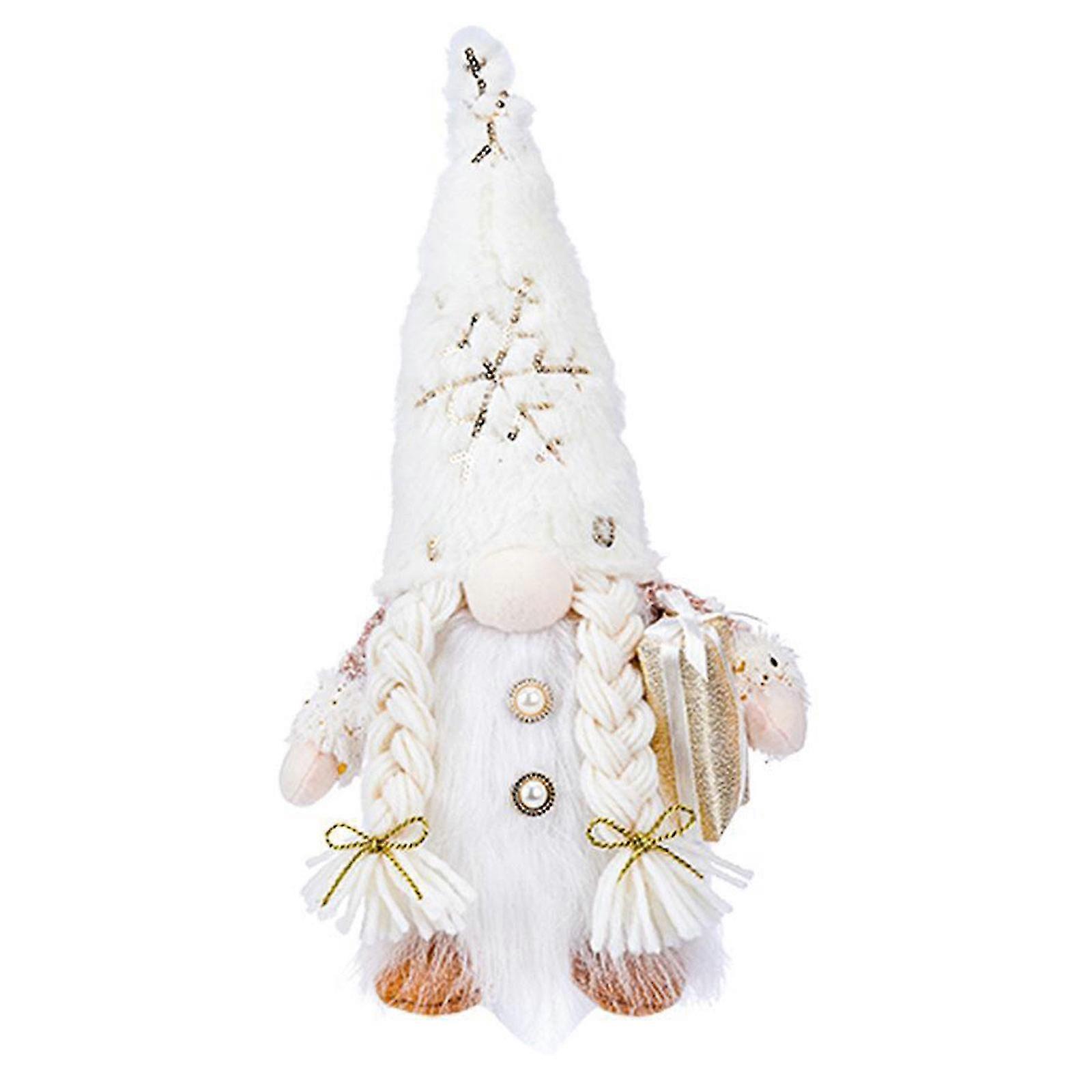 Glow in the Dark Plush Rudolf Doll with Lamp Window Decoration