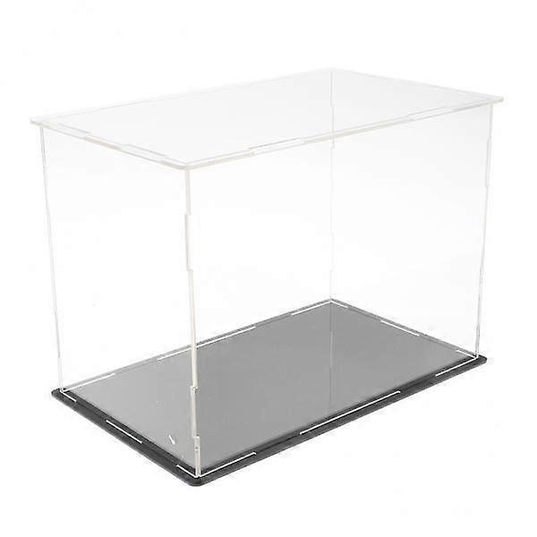 2x Dustproof Acrylic Display Case Models Protective Case Stand Boxes