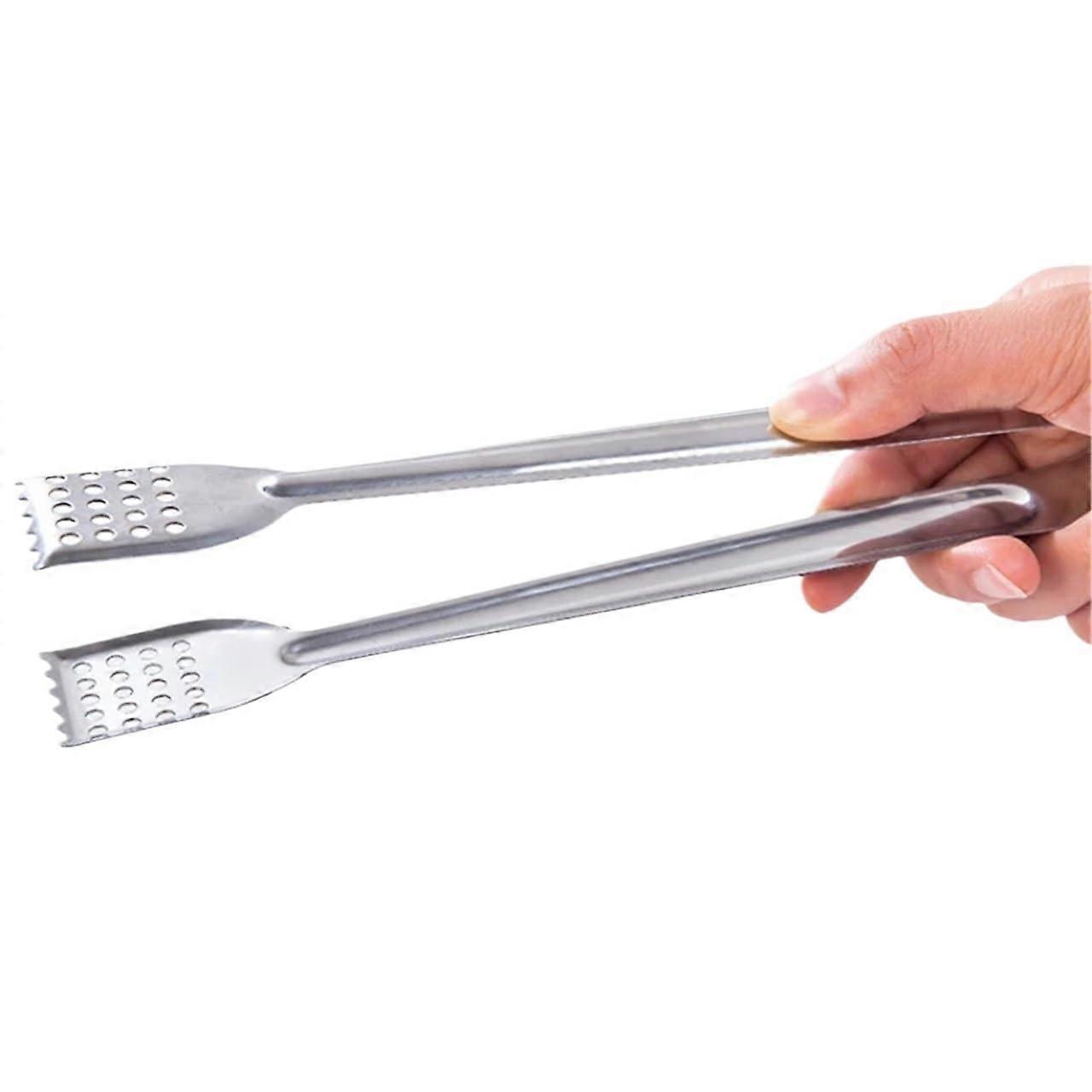 Küchenzangen-Set 3-teilige Edelstahl-Lebensmittelzange Kochwerkzeug für Salate Grill