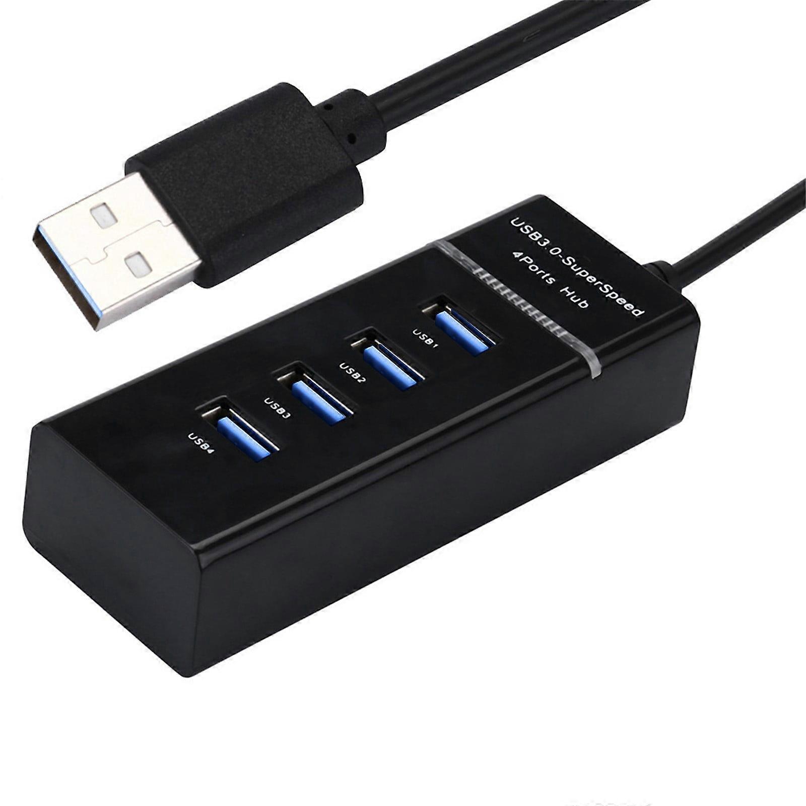 USB 3.0 Hub for Laptop, Multi Port Expander, Fast Data Transfer USB Splitter Compatible with Windows PC, Mac, Printer, Mobile HDD Closeouts