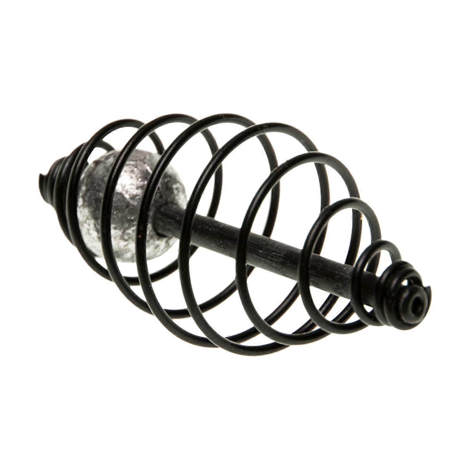 Carp Fishing Feeder 15g, Quick Sinking Cage Feeder with Spring, Durable Fishing Bait Equipment for Men and Women