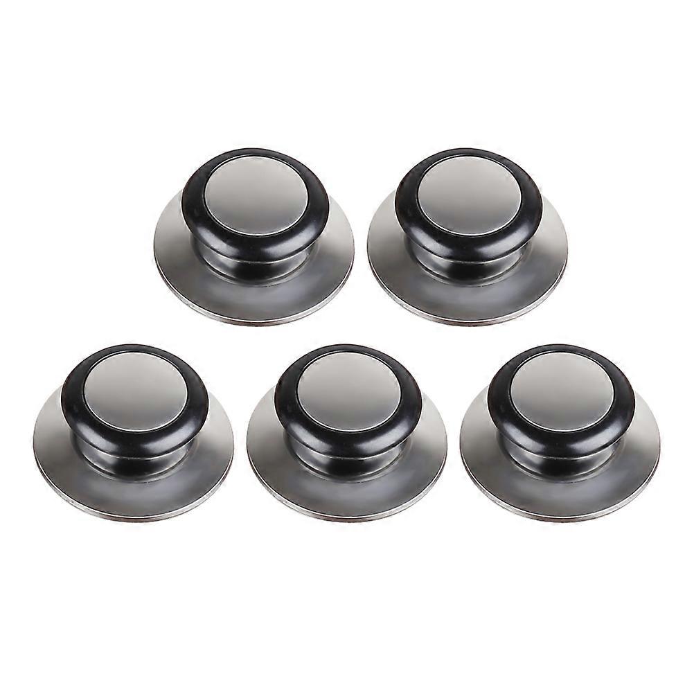 Square Pot Lid Knob Grip Simple Design 5Pcs