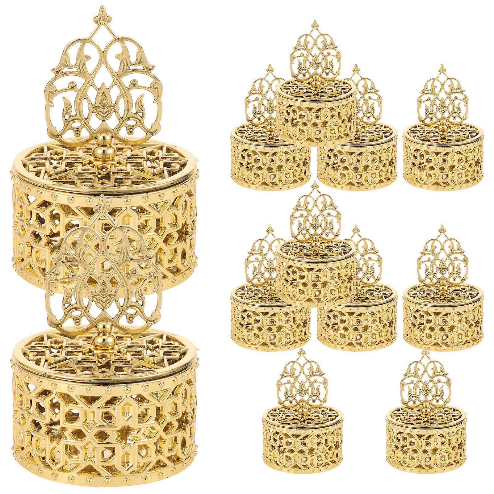 Candy Packaging Wedding Small Candy Box Incense Burner Shape Treat Boxes For Guests Christmas Festivals 12Pcs