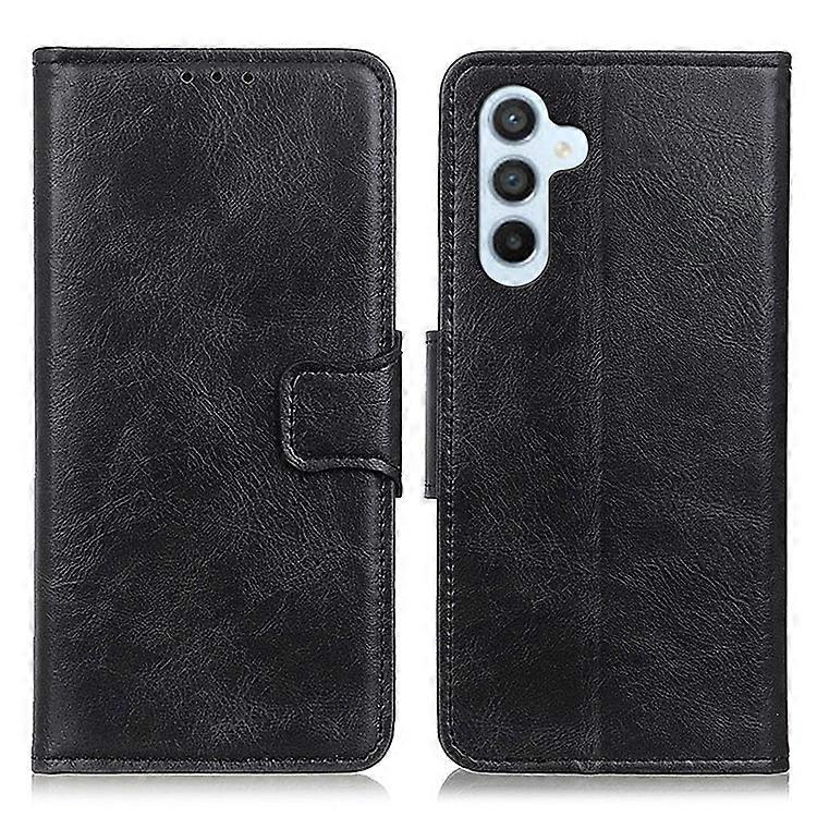 Compatible For Samsung Galaxy A54 5G Scratch Resistant Crazy Horse Texture Phone Stand Case PU Leather + TPU Wallet Protective Pho