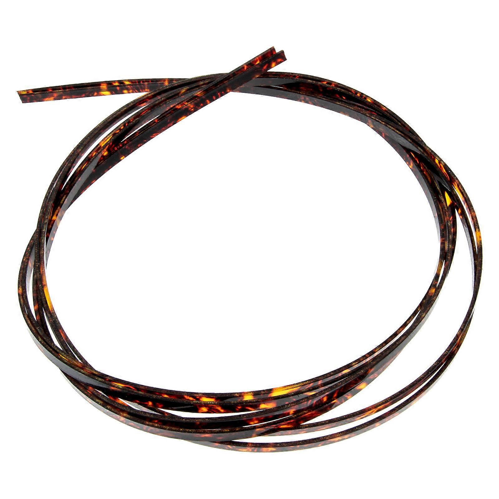 Durable Plastic Guitar Binding Purfling Strips for Edge Protection and Decorative Repair – Flexible Design Suitable for Acoustic and Electric Guitars