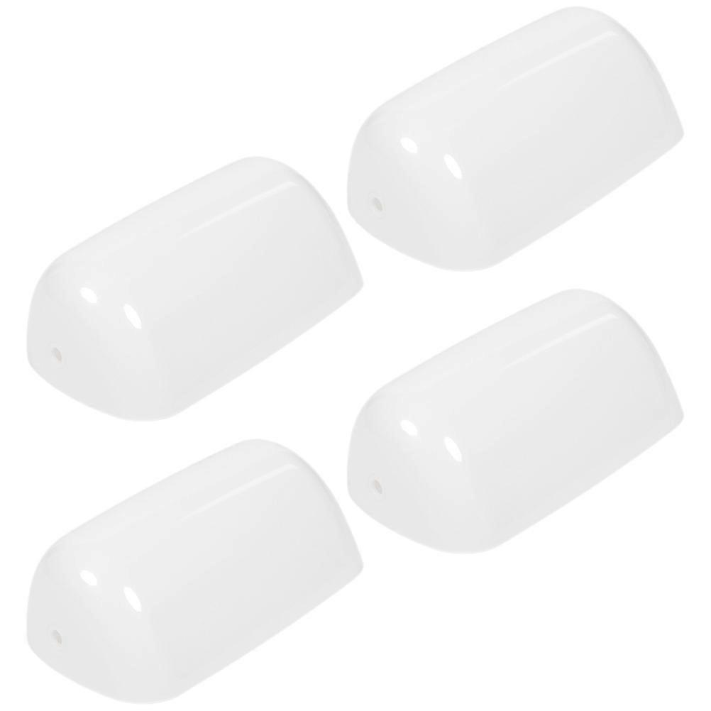 Shade Diffusion Decorate Room Table Lamp White 23.5x13.5cm 4Pcs