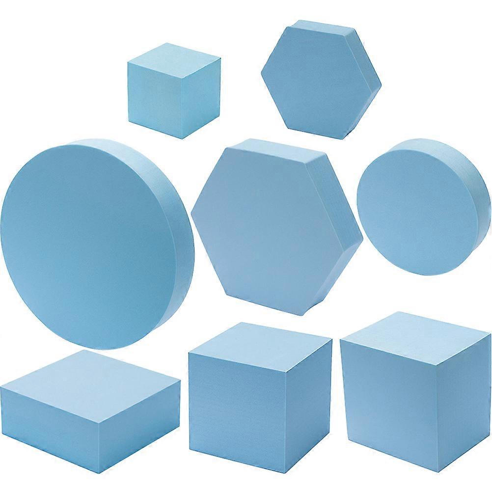 Small Props For Photography Geometry Photo Props Polymer Foam Cube Jewelry Photography 8Pcs
