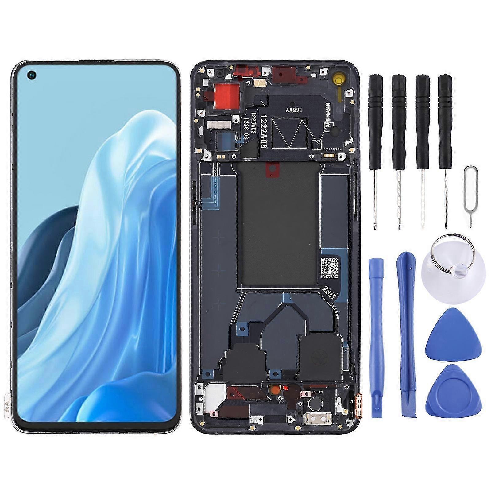 Compatible Lcd Screen For Oppo Reno7 5g China Pfjm10 Digitizer Full Assembly With Frame