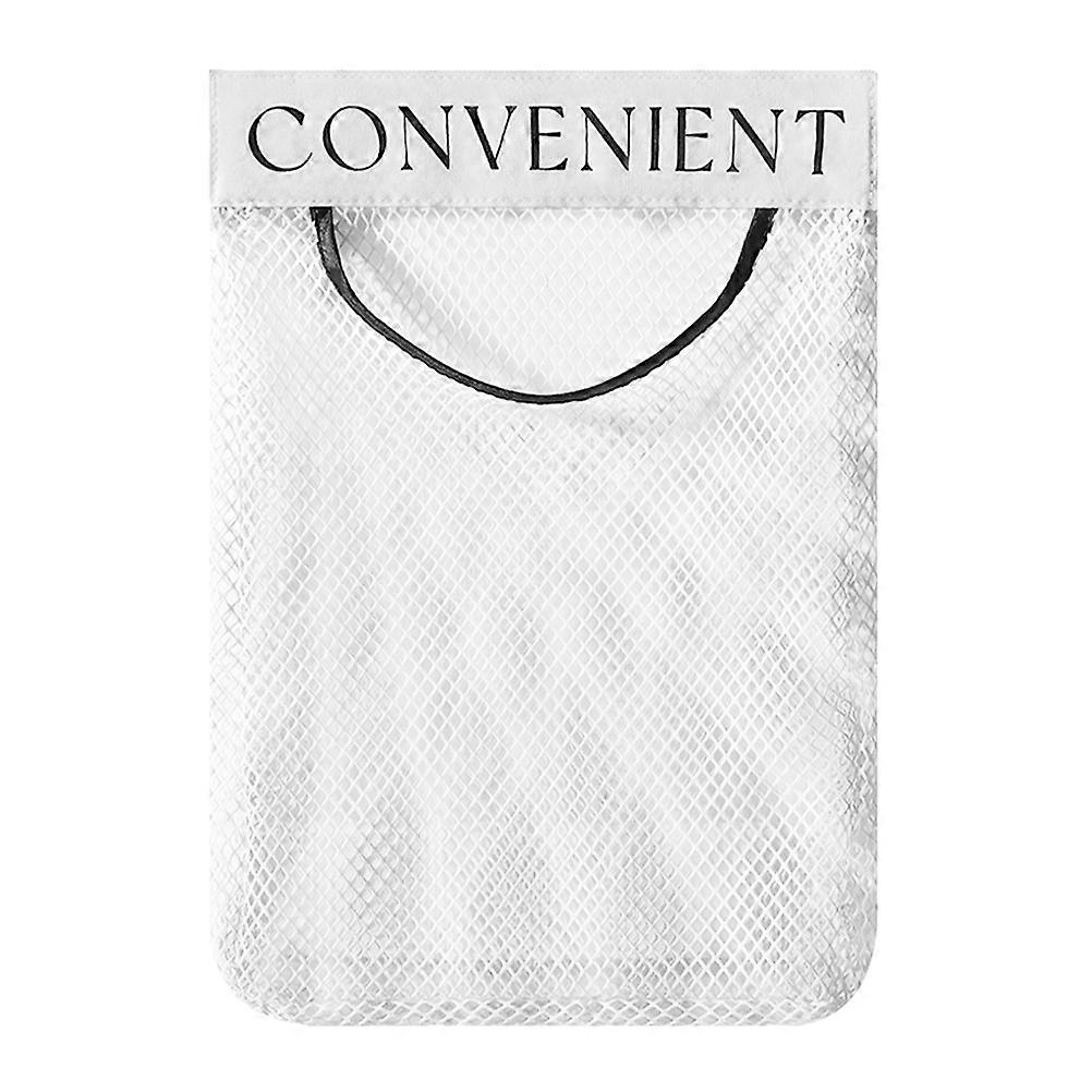 Hanging Wall Storage Mesh Bags Kitchen Use Minimalist Design Rectangular Net Fabric Ventilation 1Pcs