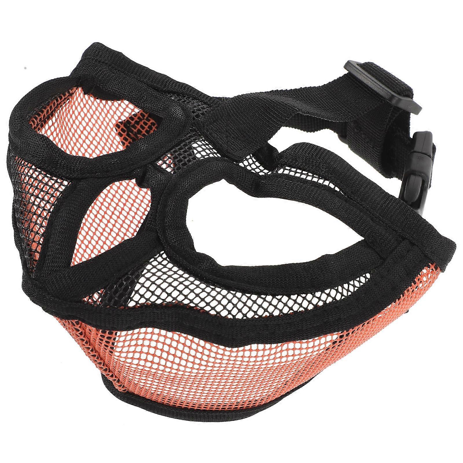 Pet Muzzles Breathable Adjustable for Anti Biting and Easy Cleaning 1Pack
