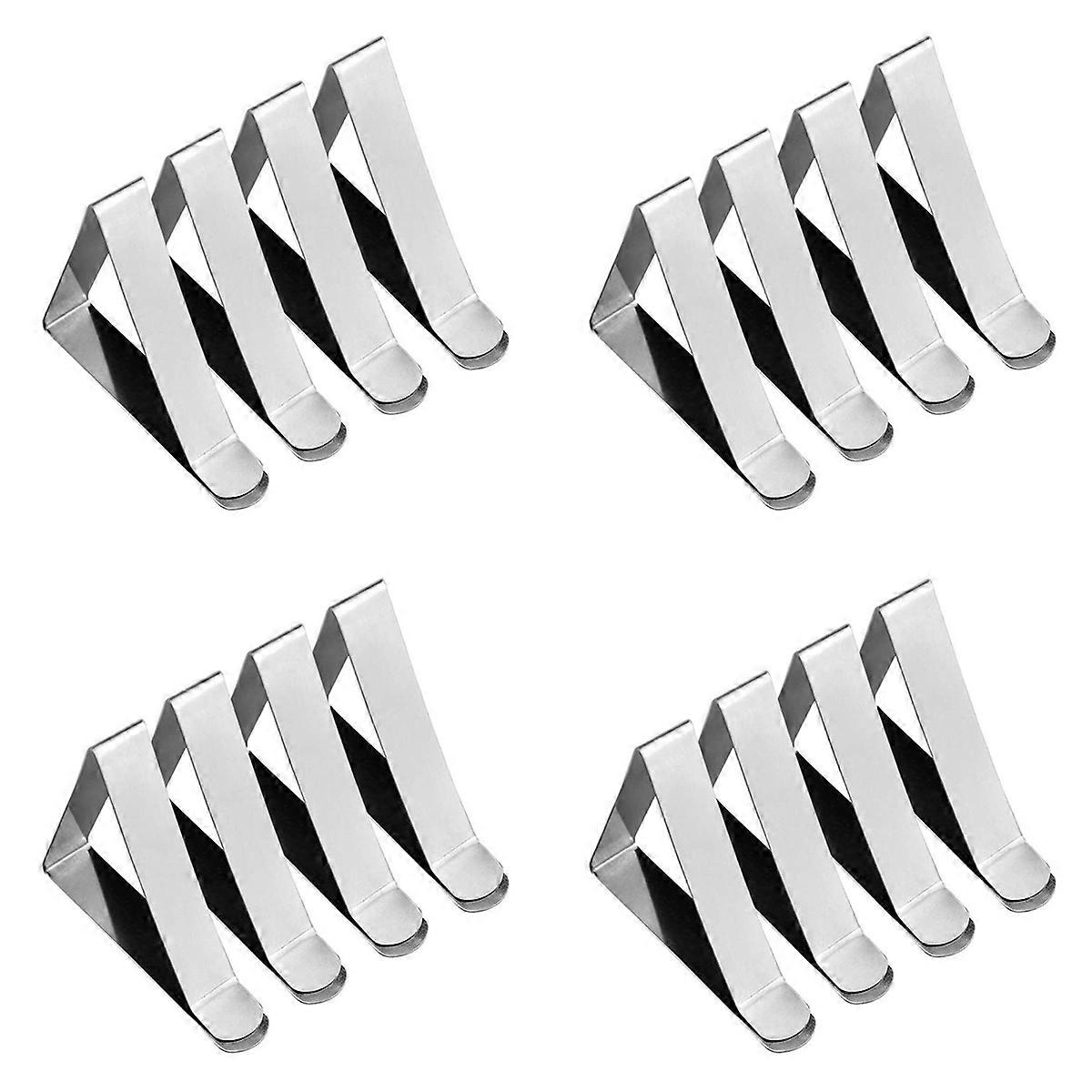 4 Pcs Stainless Steel Tablecloth Clip,Non-Slip Adjustable Table Cover