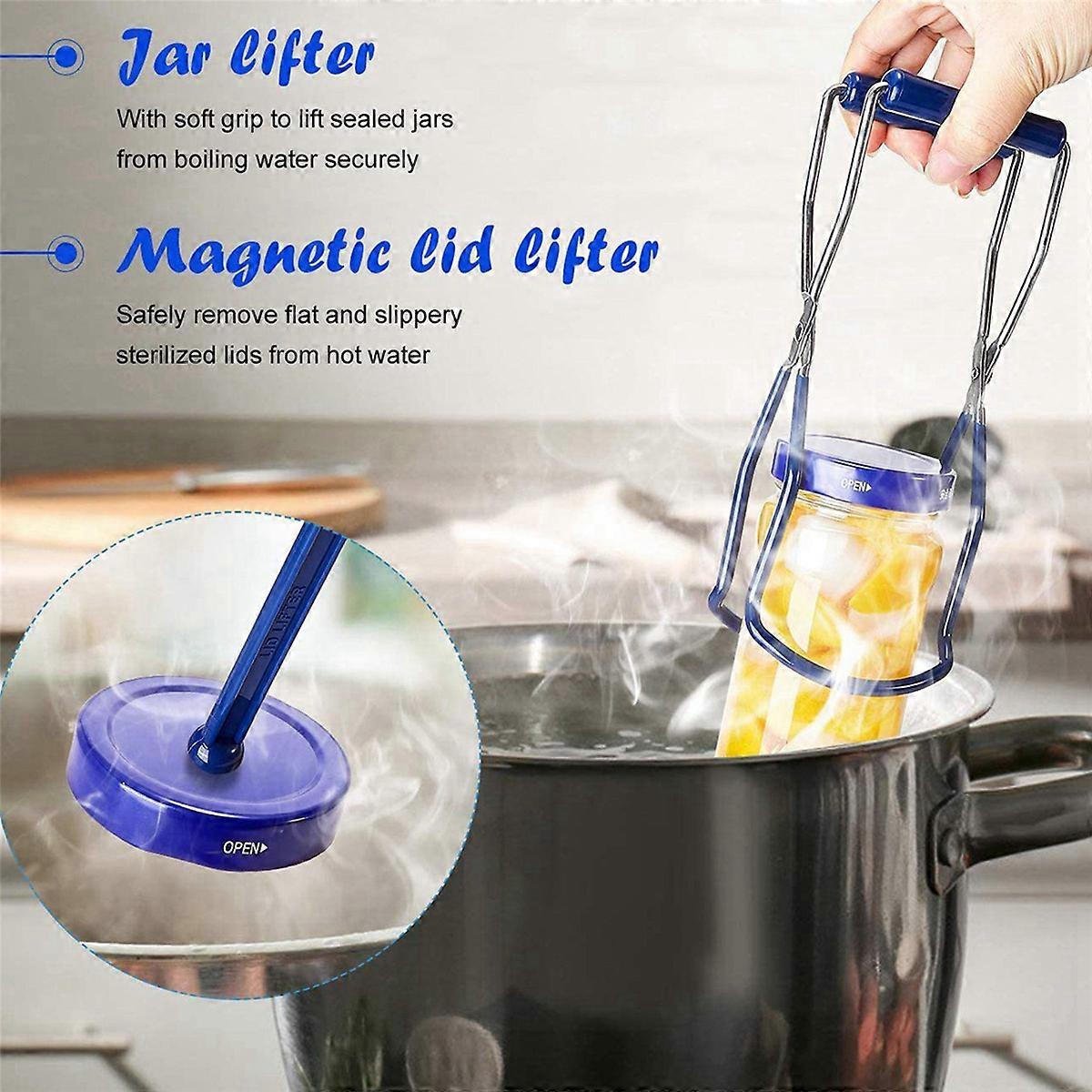 Canning Kit Canning Tools Canning Supplies 6 Pcs,Canning Jar Lifter