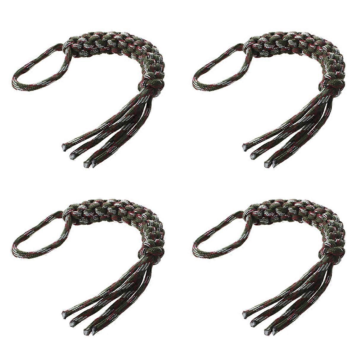 4X Digital Camo Paracord Square Weave Knife Lanyard