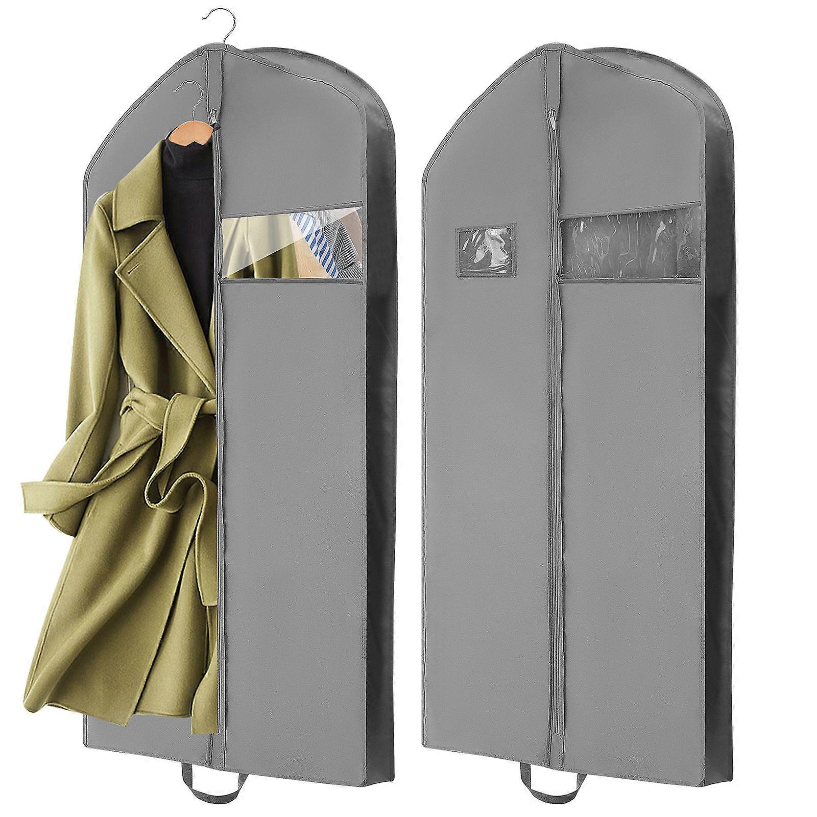 Dance Costume Garment Luggage Rectangular Non-Woven Fabrics Pvc 2Pcs Clothes Protection