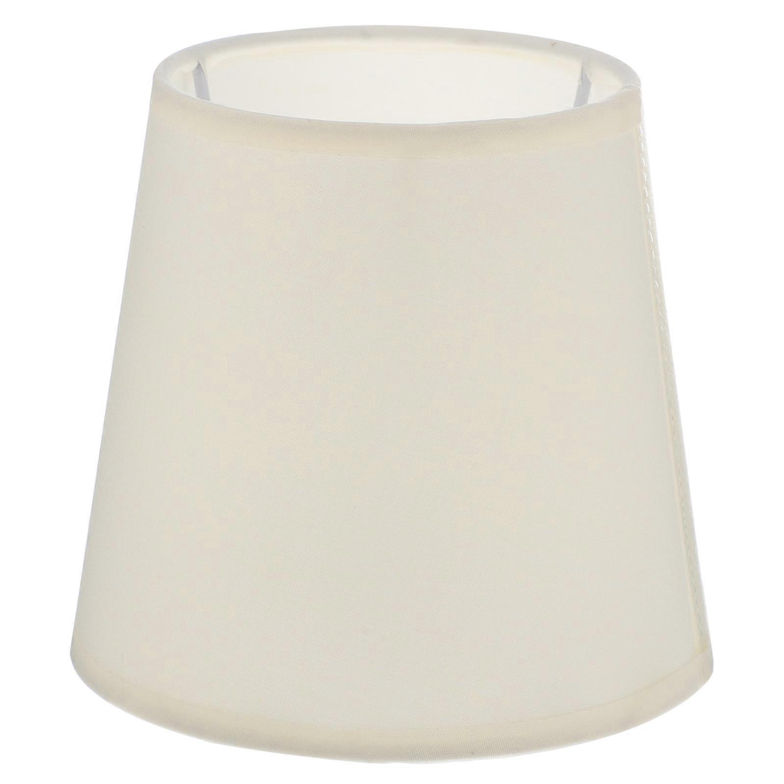 1Pc E14 Light Screw Ceiling Lampshade Practical Wall Light Shade Cream colored