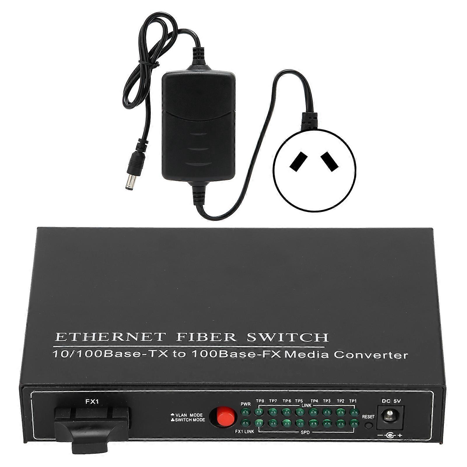 Ethernet fiber switch TBC-MC3418ED20 Plug Play Stable Robust Aluminum Alloy Computer Network Switches 100-240V AU-plug