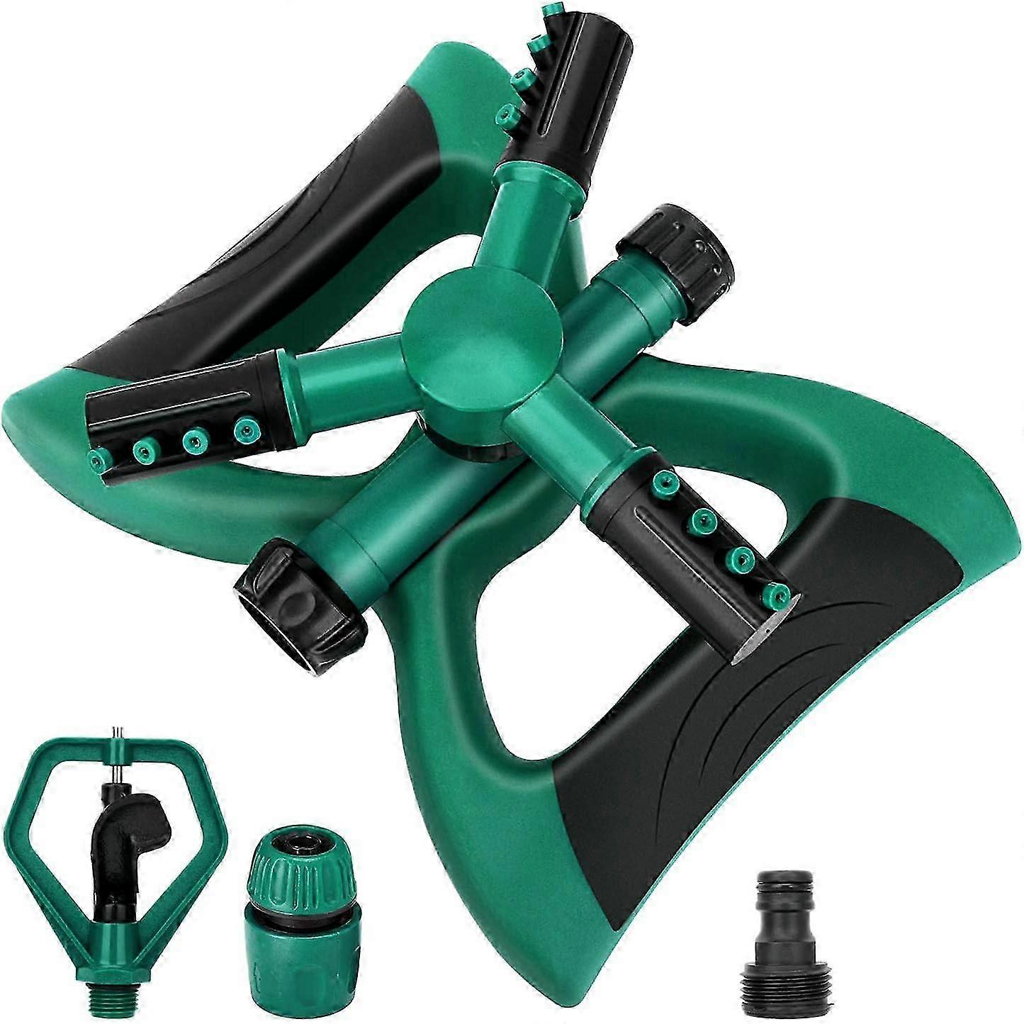 Adjustable 360 Rotating Automatic Garden Sprinkler System for Large Area Lawn Irrigation with Leak Prevention Features